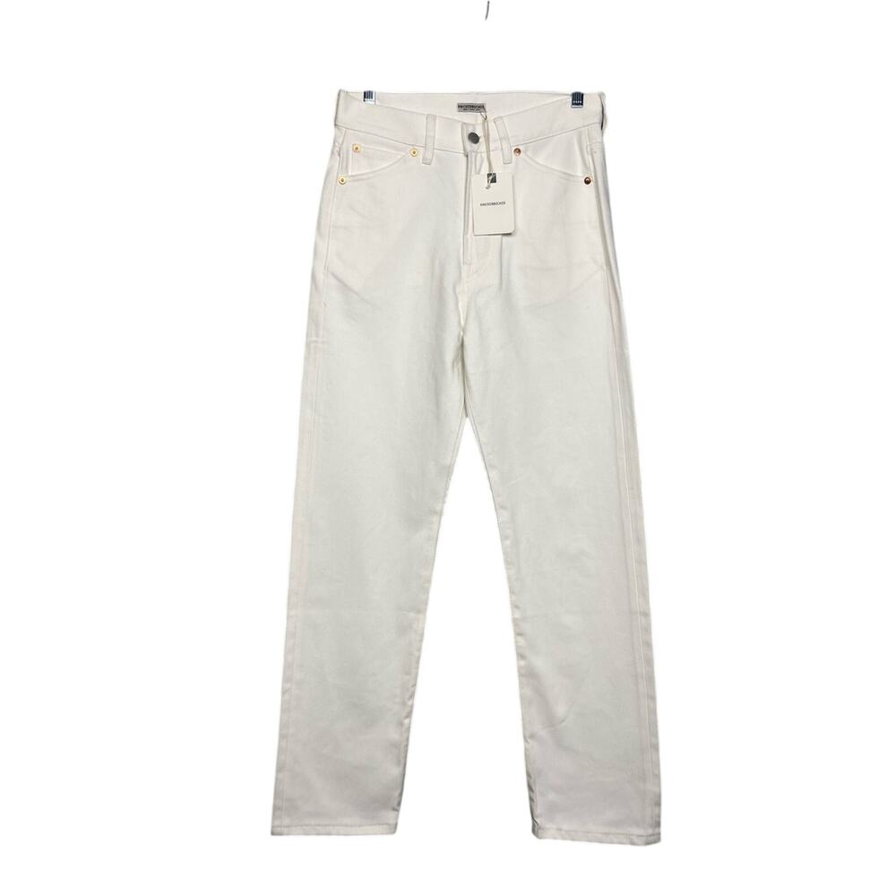 Knickerbocker NWT Straight Leg High Rise White Denim Jeans Women’s Size 28